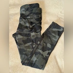 Athleta Camo Green Contender Leggings